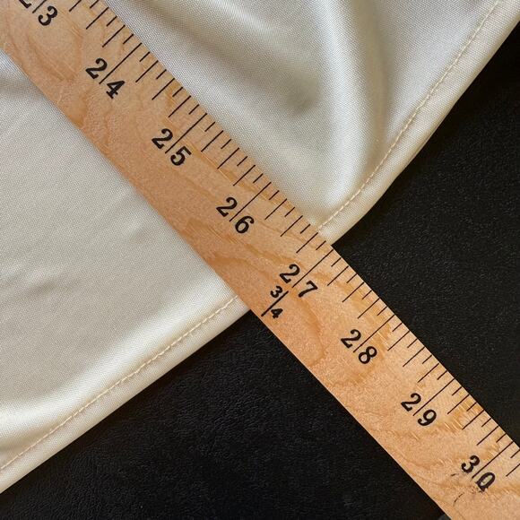 VTG JOHNNY WAS M Slip Dress Sheer 90s Y2K Romantic Feminine Delicate Champagne - Picture 4 of 6